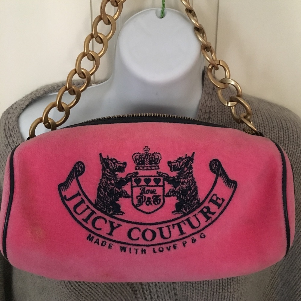 💖Juicy Couture Velvet Pink bag💖